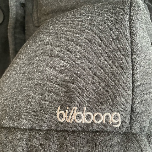 Billabong | Grey Button-Down Trench Coat - Picture 8 of 11